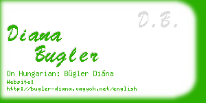 diana bugler business card